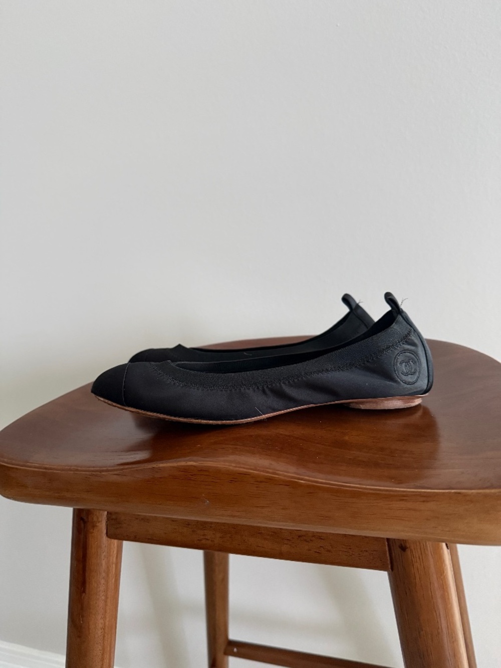 Vintage CHANEL Silk Ballet Flats | Euro 39